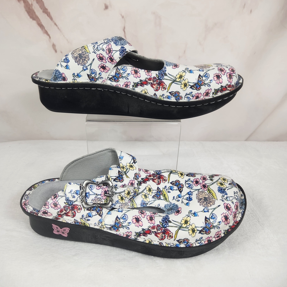 *Like New* Alegria Paloma Floral Women's Mary Janes